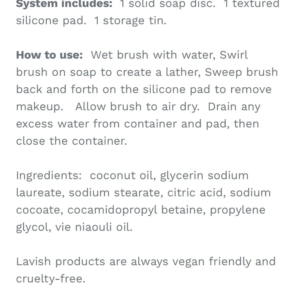 Iuxie wonderlust eye brushes and cleaning system